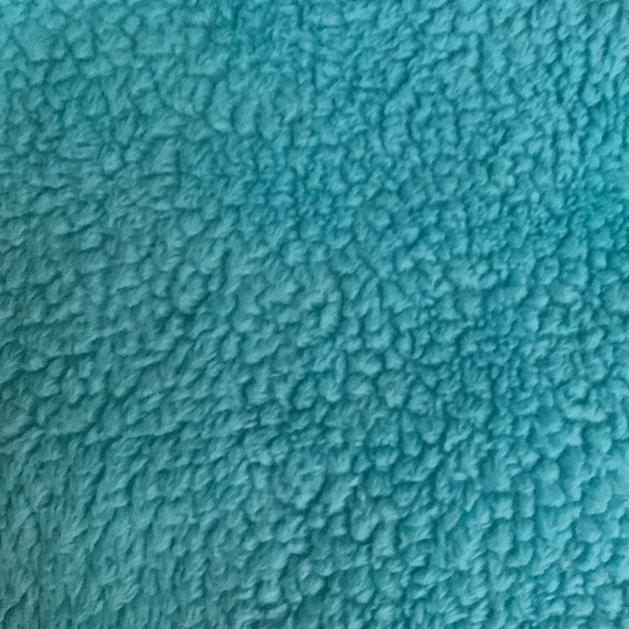 Girl’s size L All In Motion blue active zip up sweatshirt (fluffy Material) - Picture 7 of 7